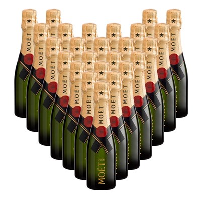 Case of Mini Moet And Chandon Brut Champagne 20cl (24 x 20cl)